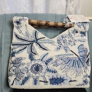 Viral Beaded Tropical Bag